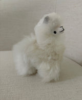 Small White Alpaca Llama | 6” Undyed Huacaya Plush