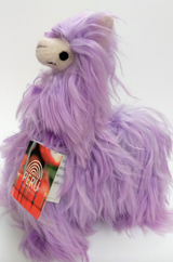 Royal Purple Alpaca: 12” Soft Huacaya Plush