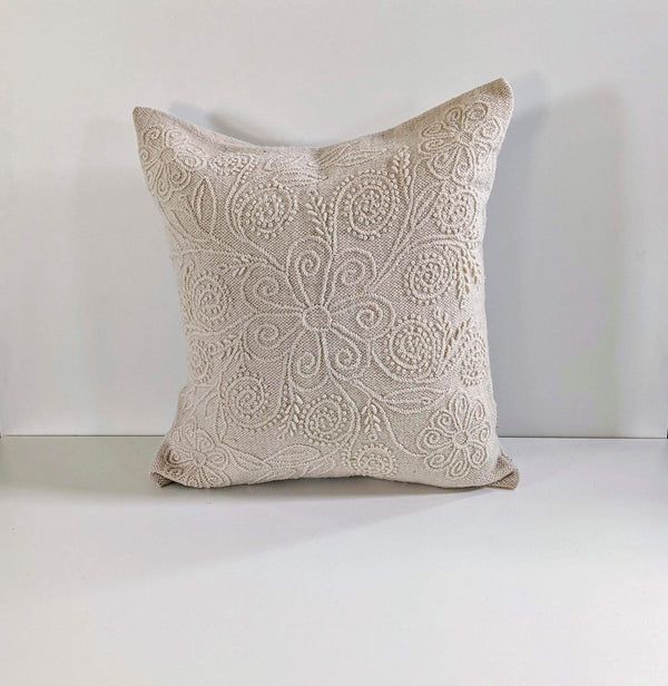 White Wool Pillow