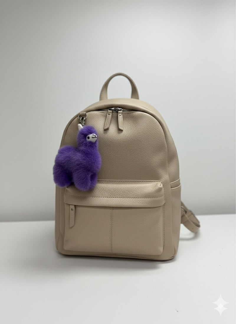 Lucky Bag Charm Llama Lavender