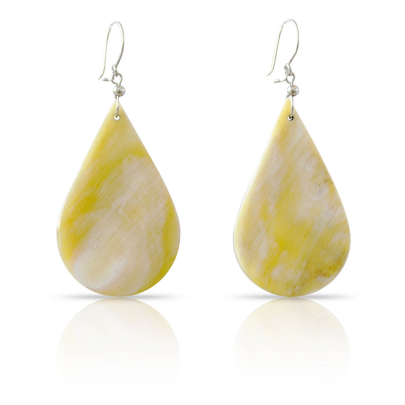 Bull Horn Drop Earring