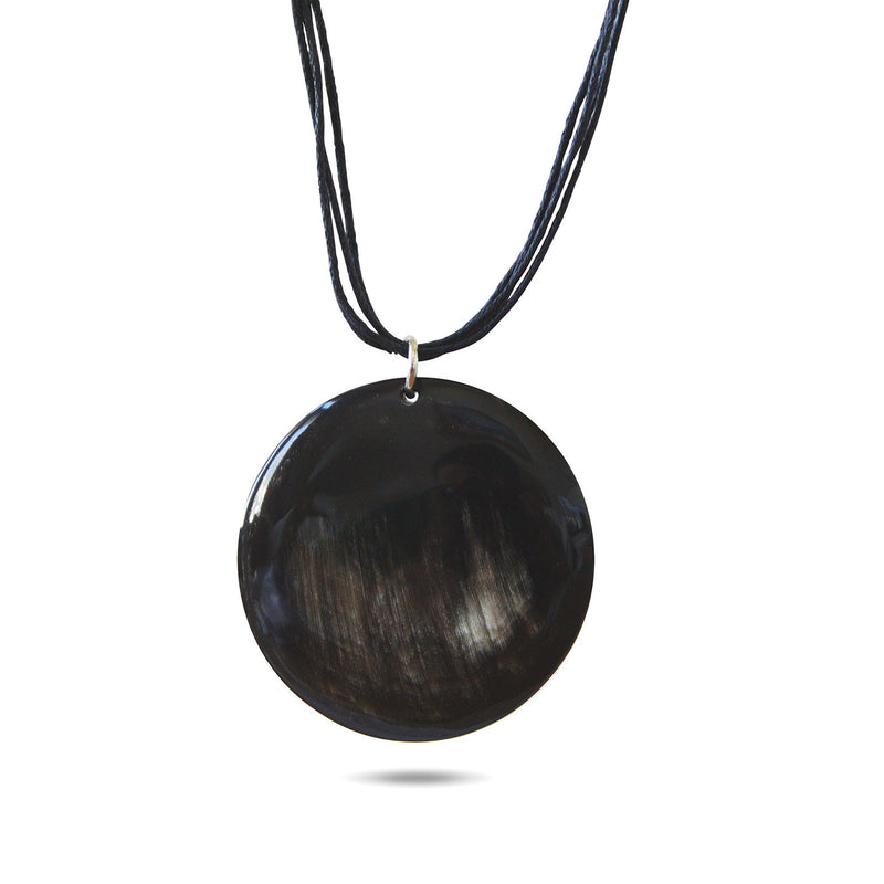Bull Horn Eco Necklace - Dark Shadow