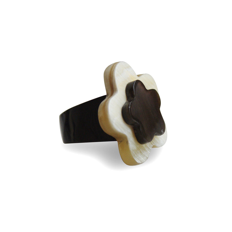 Bull Horn Eco Ring Mixed Flower