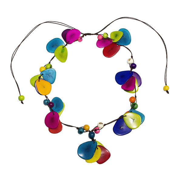 Tagua Rainbow Necklace