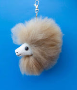 natural-white-fluffy-alpaca-fur-keychain-handmade-peru