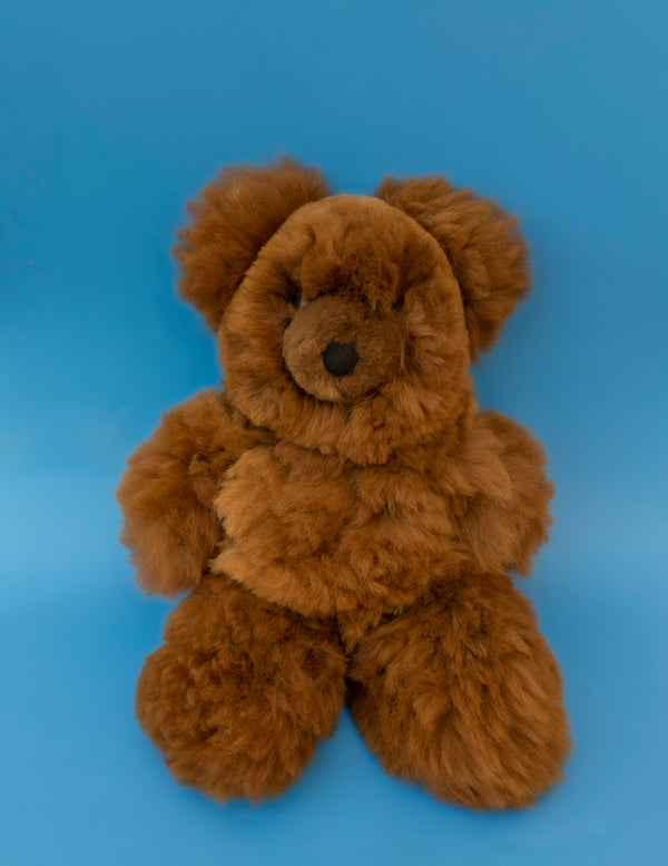 Alpaca Teddy Bear Brown Large