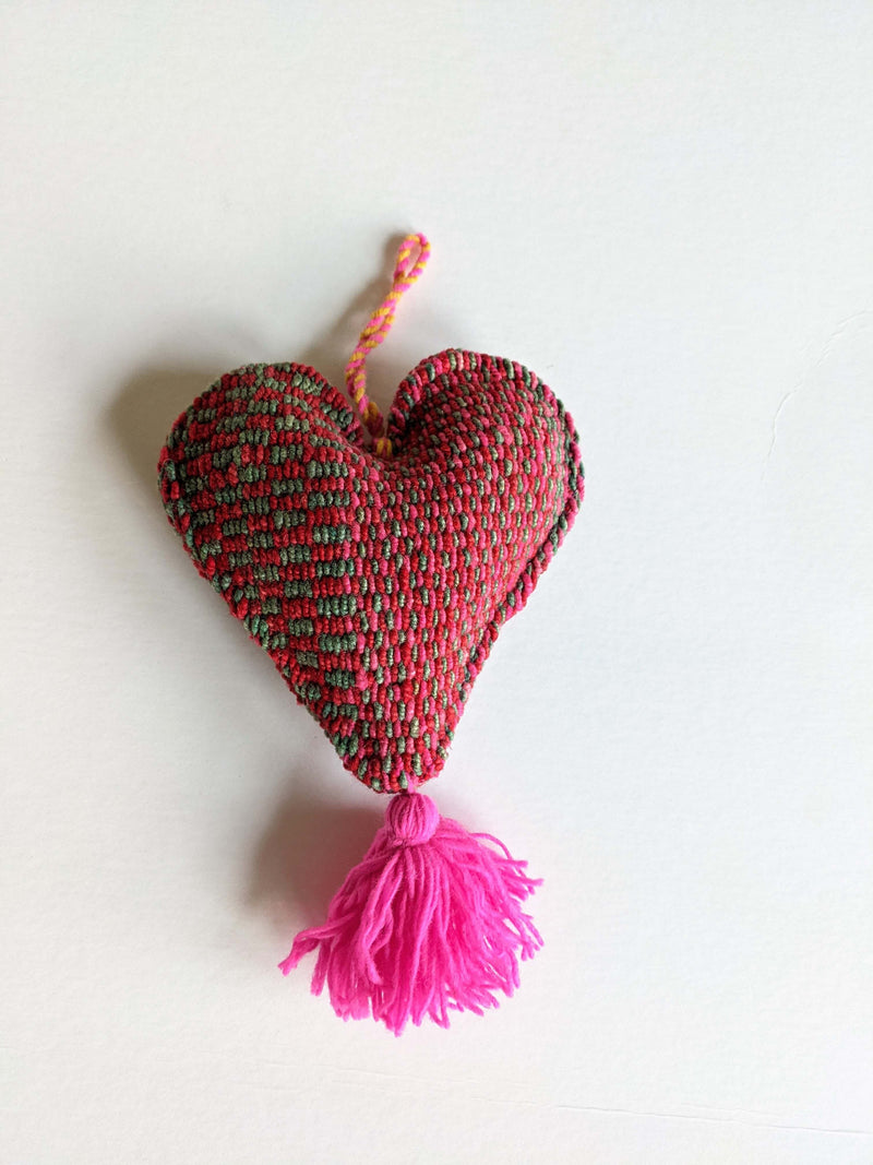 Wool Frazada Ornaments Hearts