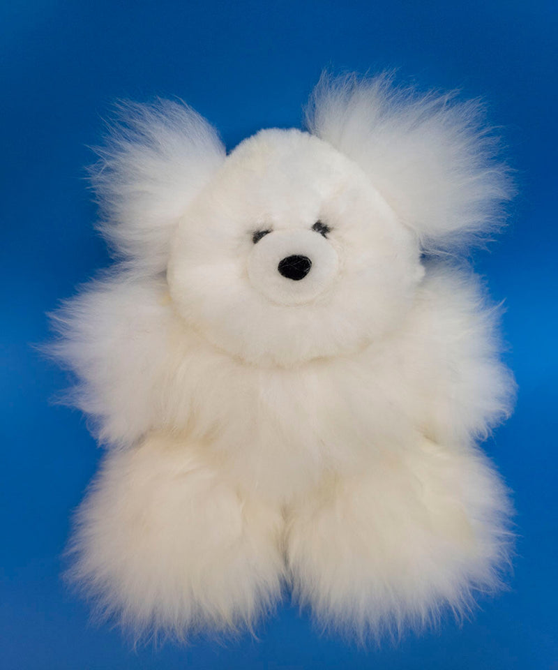 Alpaca Stuffed Animal Small White Bear