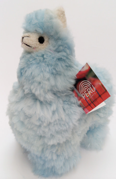 Alpaca Stuffed Toy Llama Baby Blue