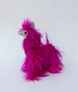 Alpaca Suri Stuffed Animal Fuchsia